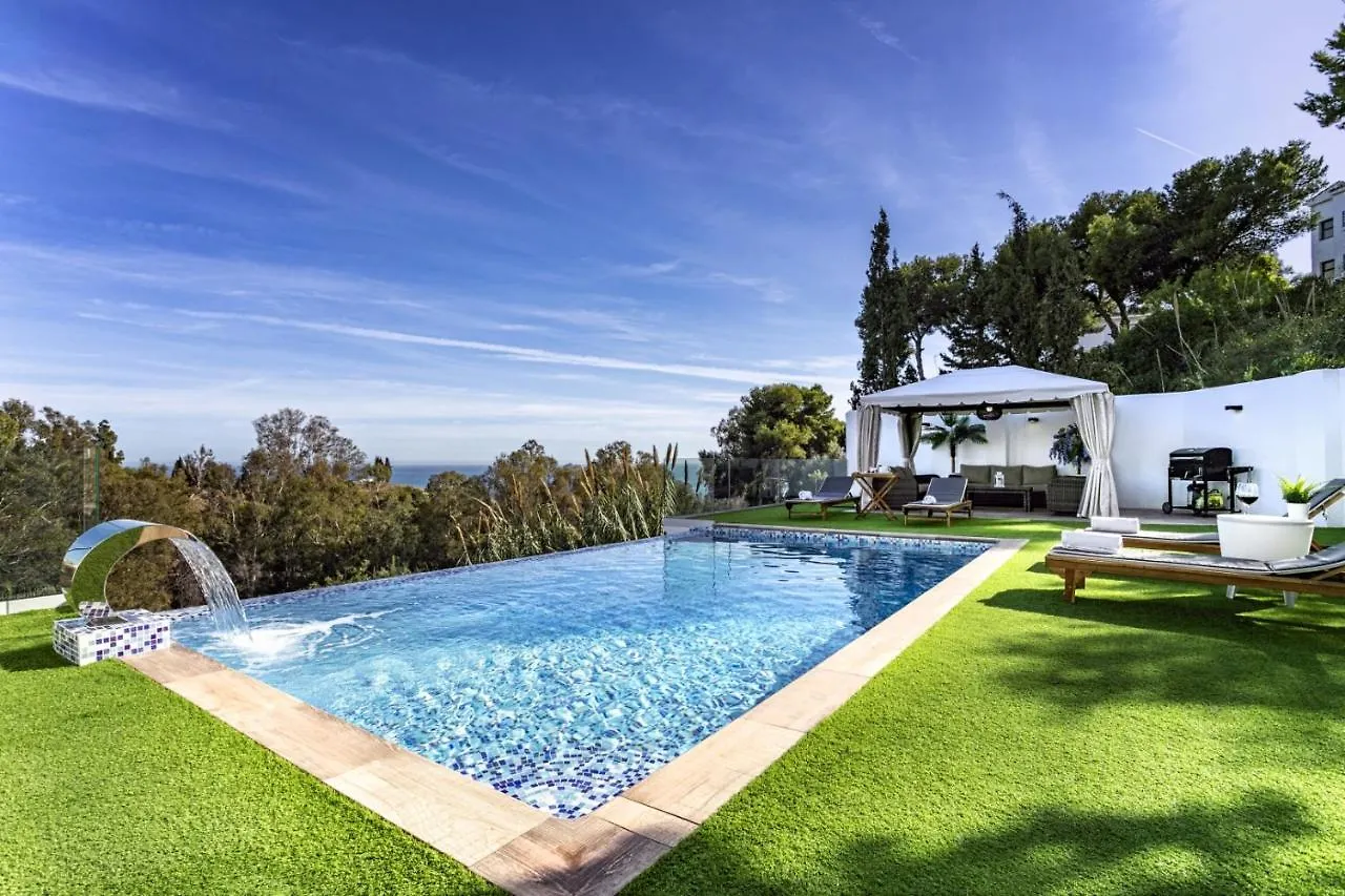 Luxury Villa With Sea Views - Heated Pool-Jacuzzi Benalmádena Spanien