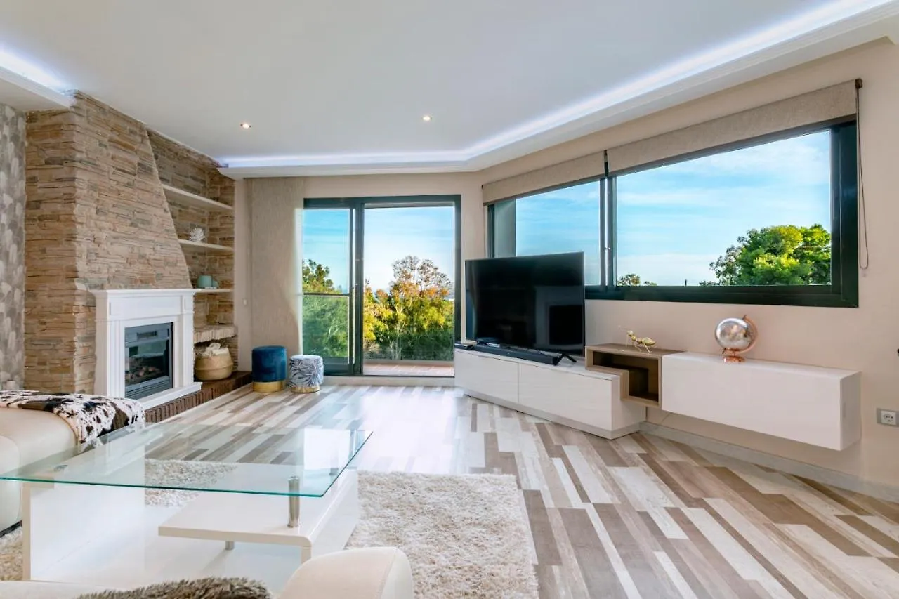 Luxury Villa With Sea Views - Heated Pool-Jacuzzi Benalmadena